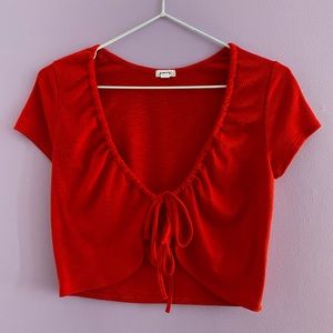 Fly-away cardigan from Garage